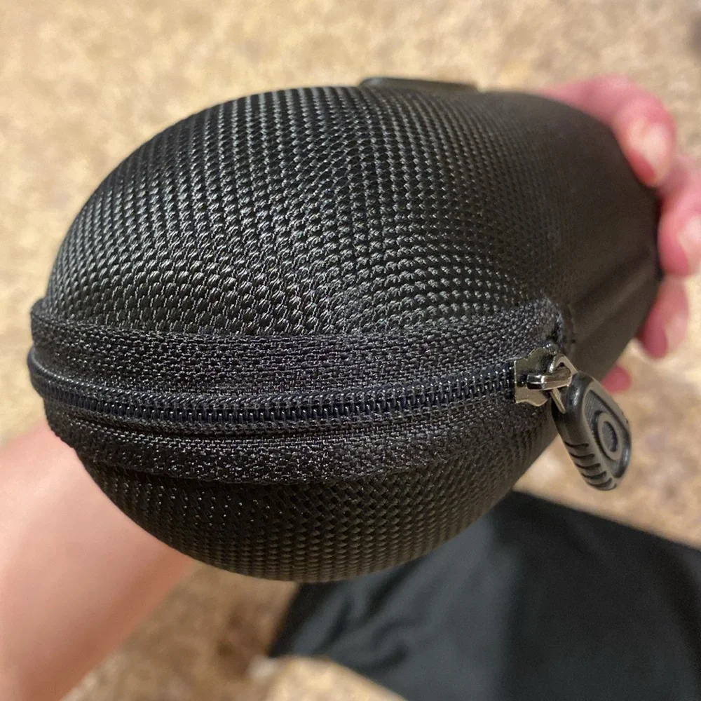 Oakley Black Zippered Case and Cloth Bag/ Pouch